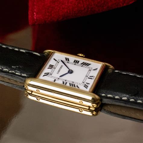 vintage cartier tank for sale|pre owned cartier tank watches.